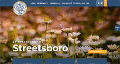 Desktop Screenshot of cityofstreetsboro.com